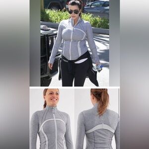 Lululemon Define Silver Spoon Pique Jacket